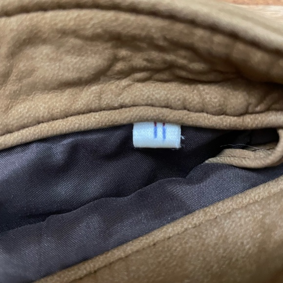 Vintage Tan Leather Skirt - Picture 8 of 13